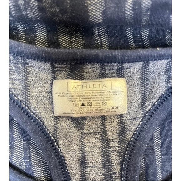 Athleta Women’s Ikat Pure Tank Navy Size X-Small - Picture 8 of 8